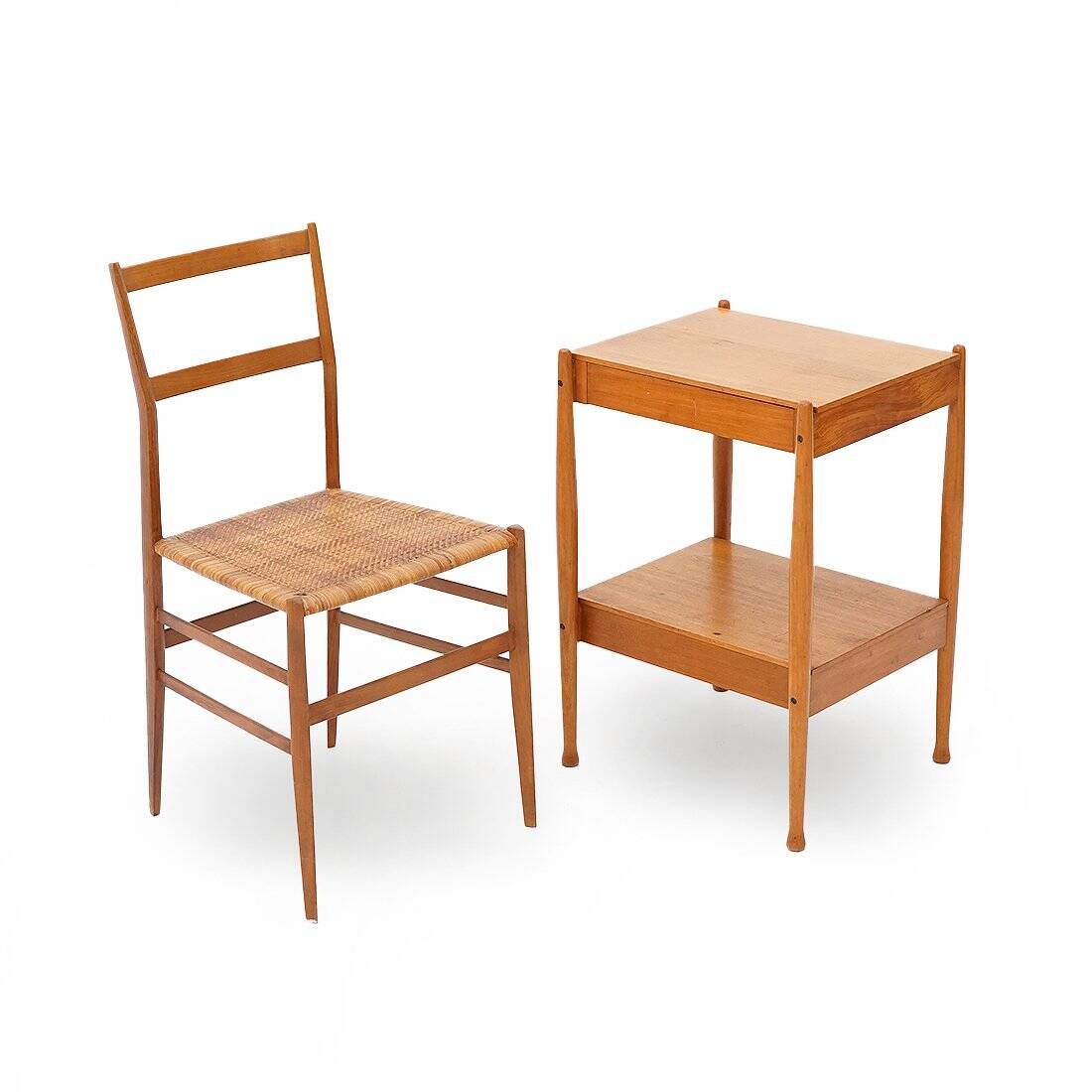 Bedside table with drawer by Fratelli Reguitti, 1960s