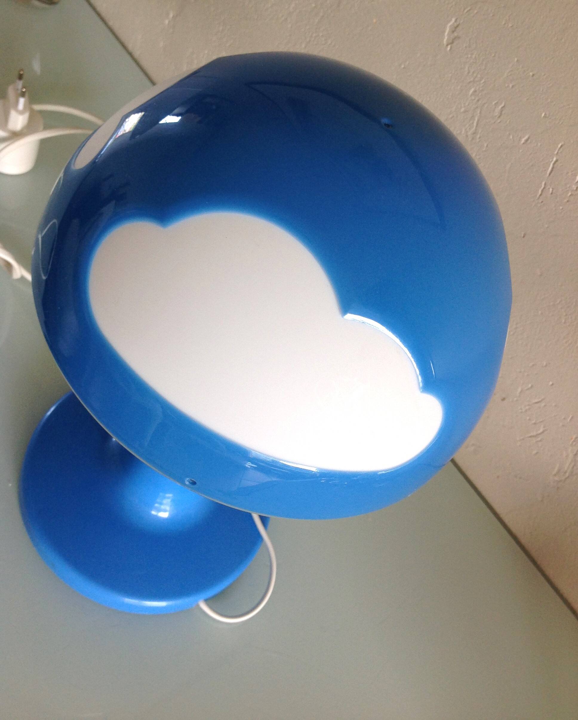 Blue Skojig cloud lamp by Ikea / vintage 80s-90s