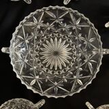 Crystal fruit salad or punch service