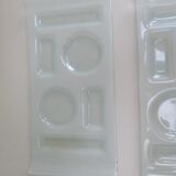 Plats de présentation en verre