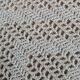Handmade crochet table runner
