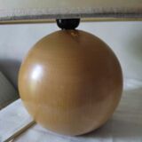 Wooden ball lamp