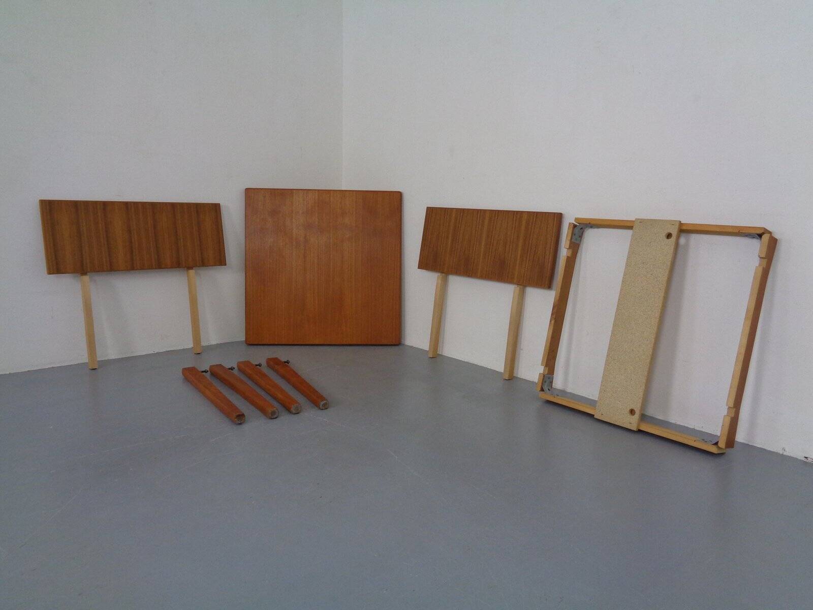 Extendable Teak Dining Table, Denmark, 1960s