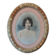 Old oval frame