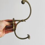 Gold-plated brass wall hook