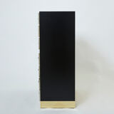 Secretary brass chrome lacquer Michel Pigneres 1970