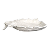 Large Tommaso Barbi White Ceramic Centerpiece, Italy, 1970s