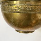 Villedieu gilded brass flowerpot