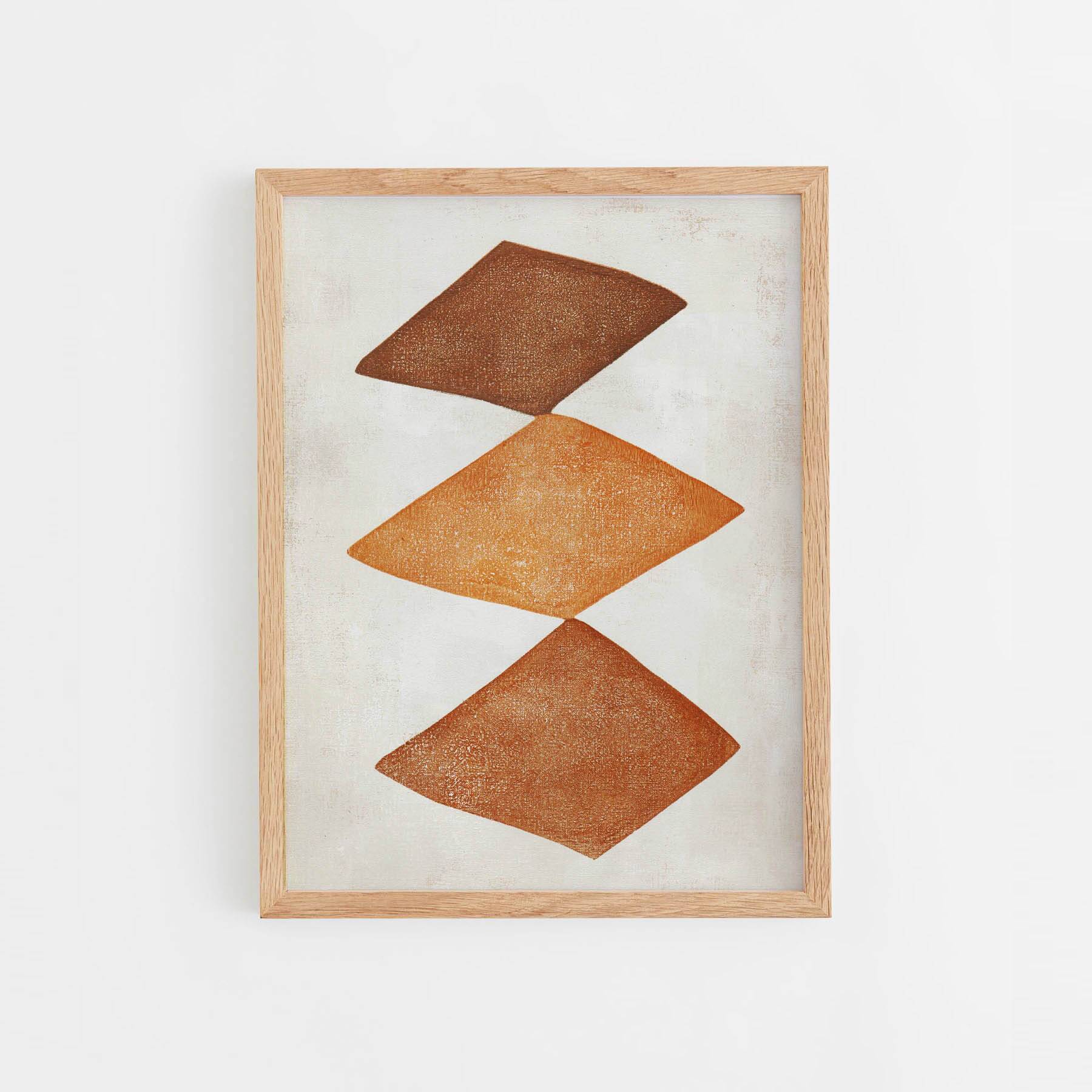 Original abstract painting 30x40cm - SAHA - signed Eawy