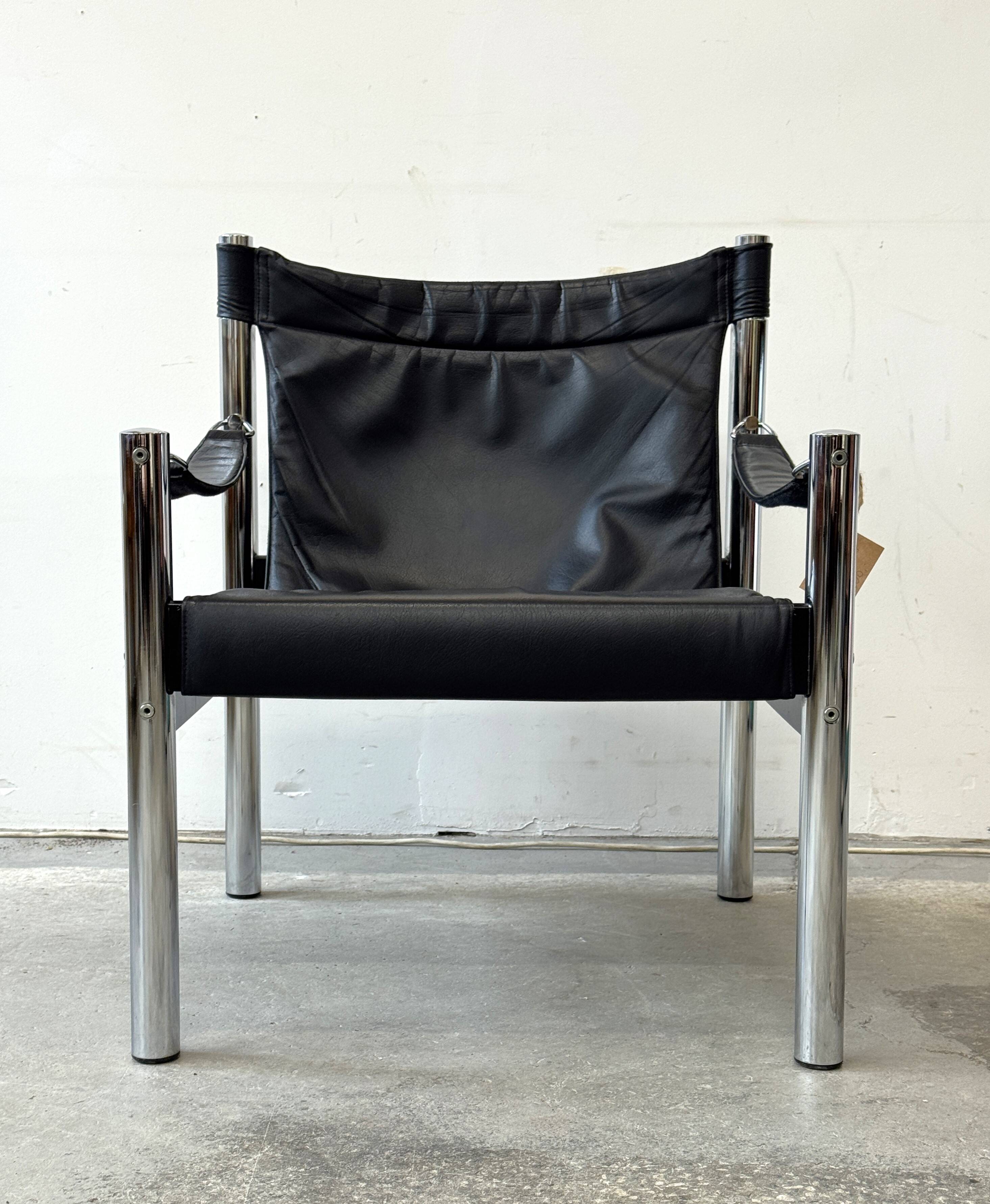 Safari Armchair, B. Johanson, Sweden 1970s, mid-century, vintage