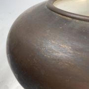 Mid-Century Brass Table Lamp by Oscar Torlasco, 1950s
