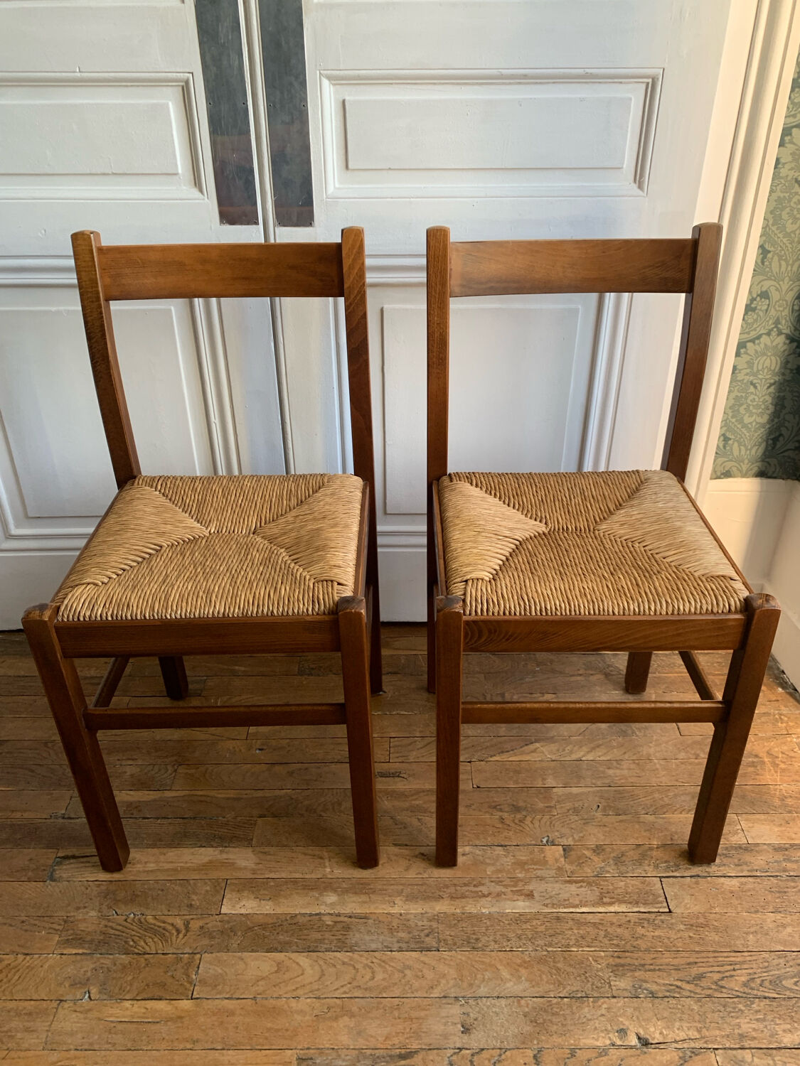 Paire de chaises Vintage