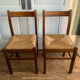 Paire de chaises Vintage