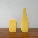 Set of 2 minimalist postmodern Italian vases by Bel Mondo, 1980s.
