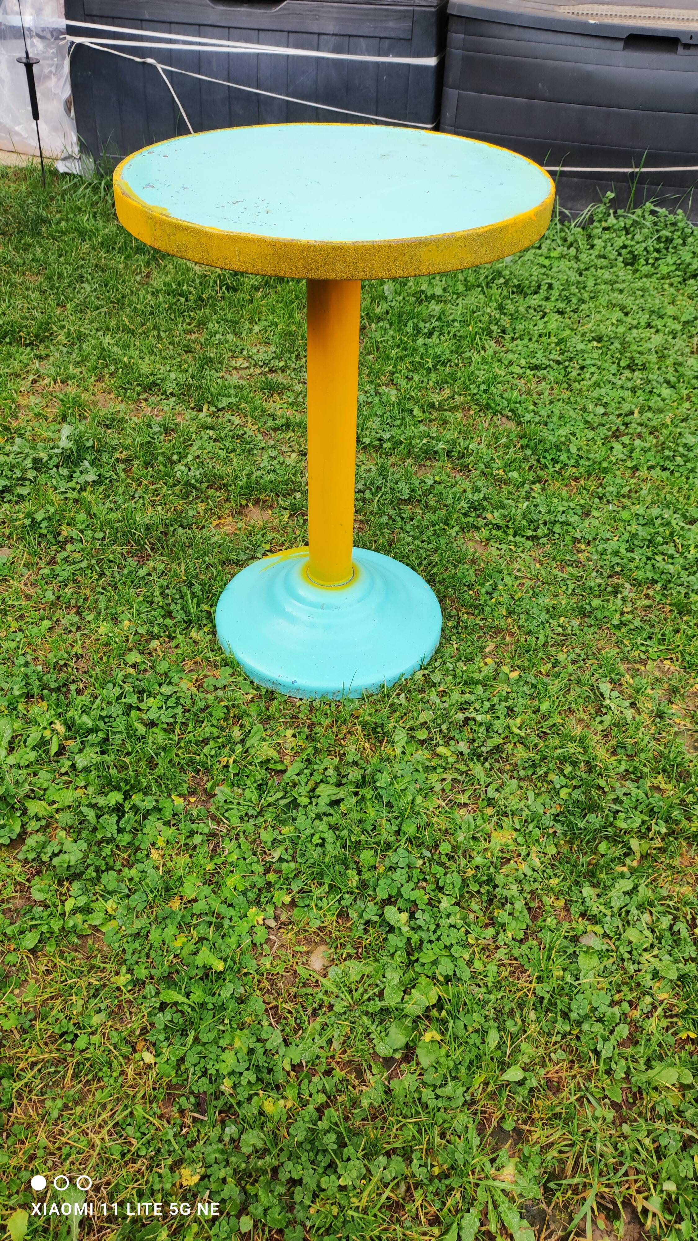 Tolix model G side table