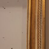 Large bevelled gold mirror