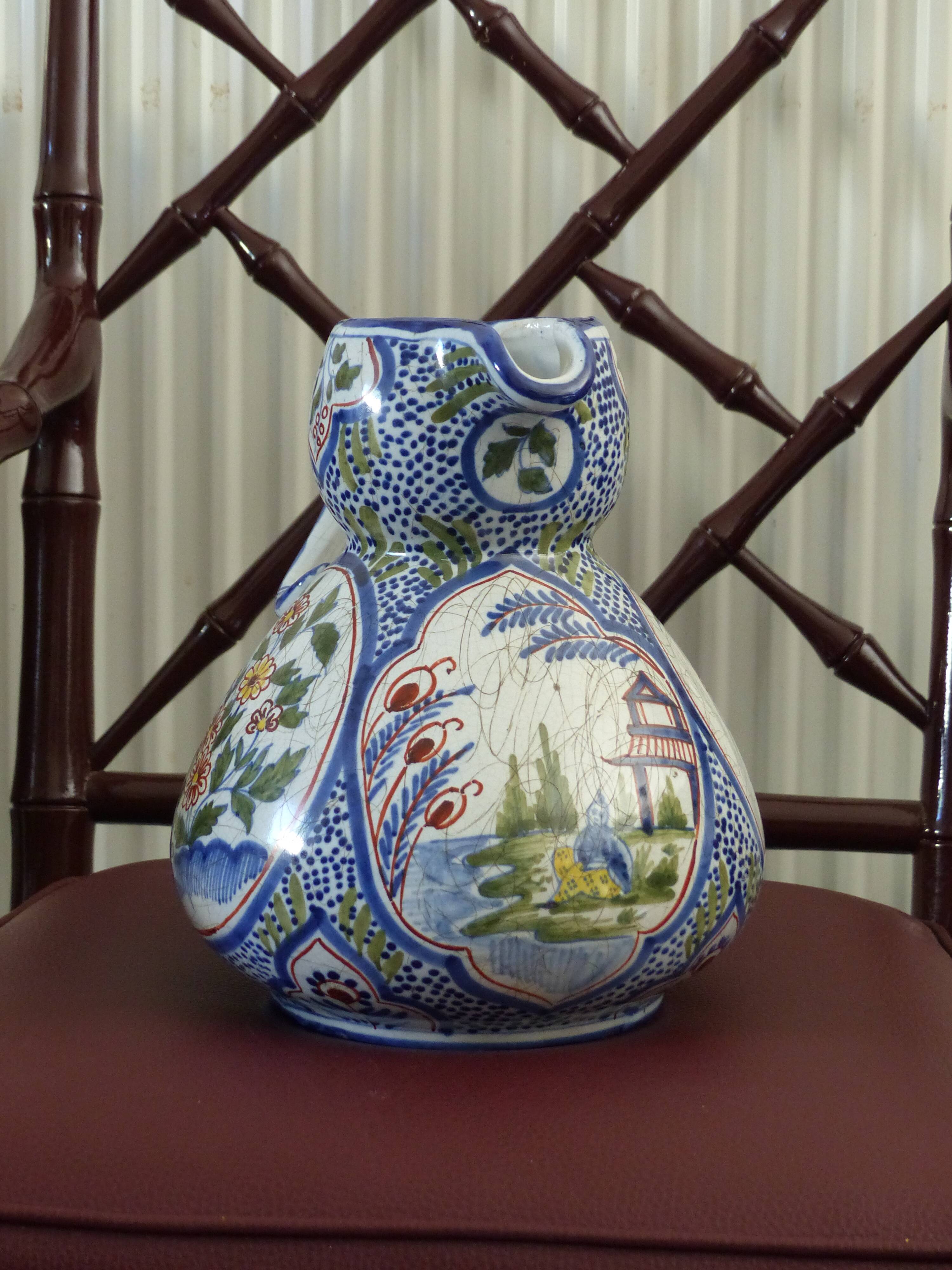 Old ceramic pitcher France.