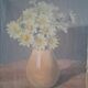 Still life with bouquet of daisies