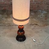 Ceramic foot floor lamp 70"