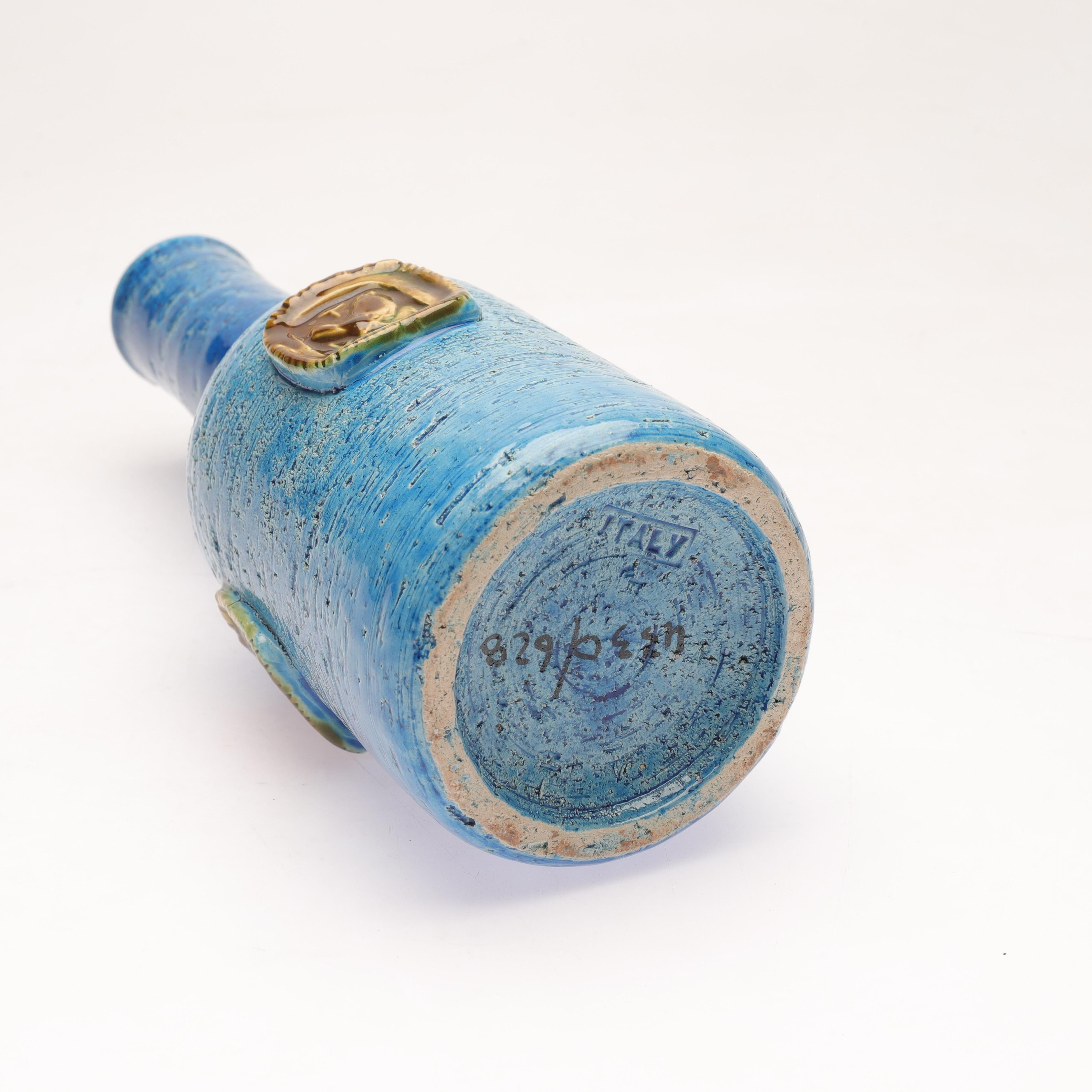 Aldo Londi vase in ceramic from Bitossi, Italy, 1960.