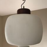 Suspension opaline and teak 60s