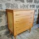 Commode vintage pieds fuselés