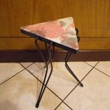Side table, tripod, hairpin leg