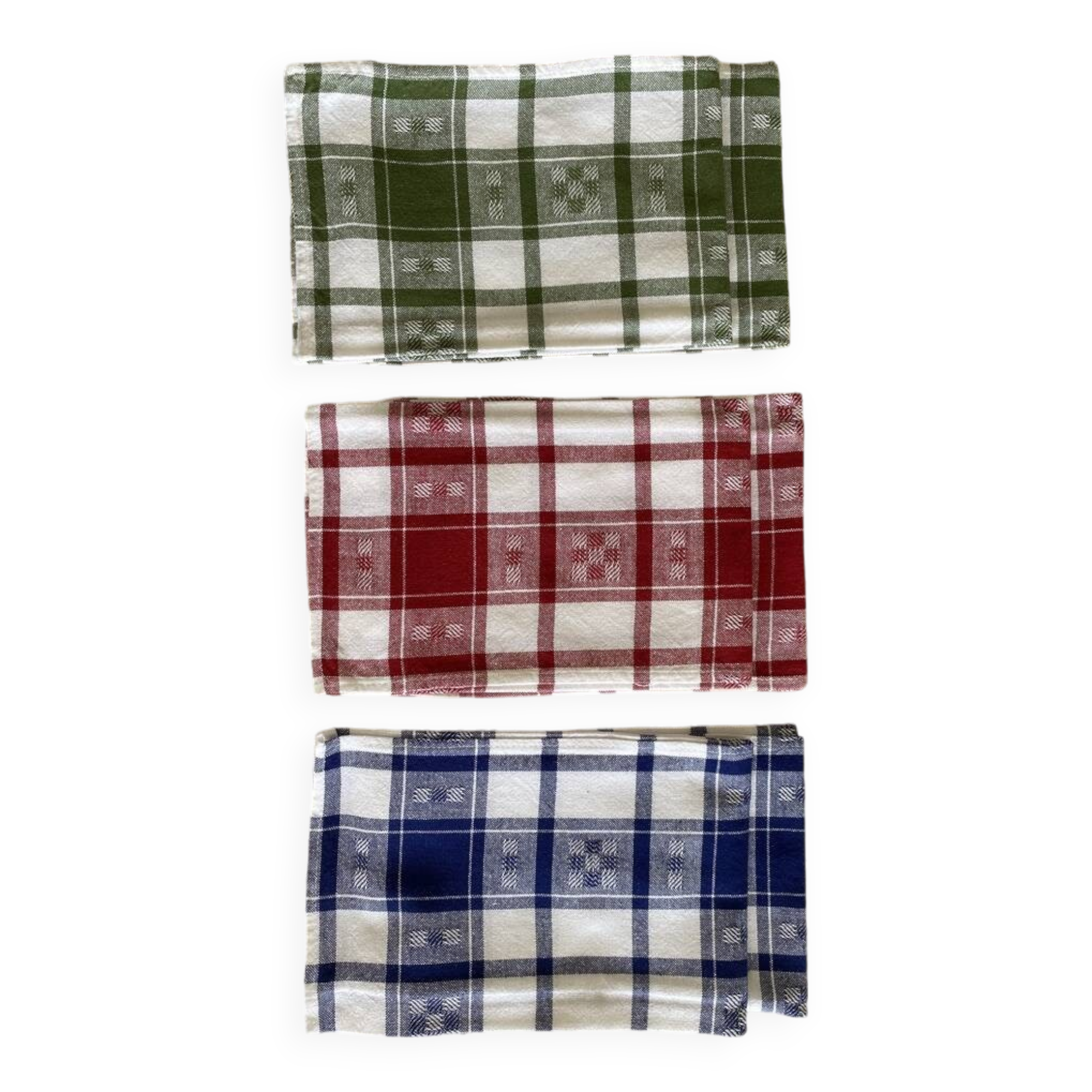 6 large napkins - Boarding school style - cotton: 50x50 cm