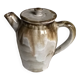 Glazed flamed stoneware teapot C.Turgis Normandie.