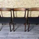 Set of 6 Henry Rosengren Hansen Model 39 Dining Chairs Rosewood