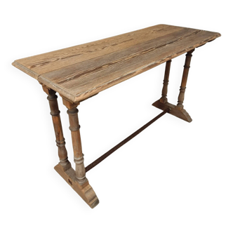 Antique bistro table side table garden table French 48 x 118 cm