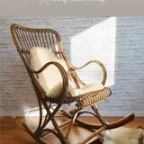 Rattan rocking chair