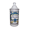 Apothecary pot with pharmacy porcelain of dismissal