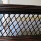 Rare vintage meuble de bar étagère bois rotin tressé années 80 rétro