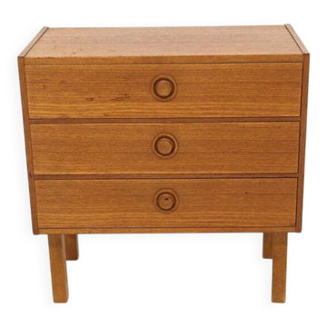 Scandinavian teak chest of drawers, Sweden, 1960