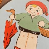 Screen printing on PAPER Medallion