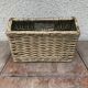 Rattan magazine rack
