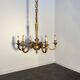 Lustre à 6 lumières en bronze doré ciselé, Empire, XIXe siècle