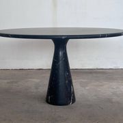 Angelo Mangiarotti M1 dining table Nero Marquina marble 130cm
