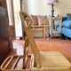 Paire de fauteuils pliables  en rotin