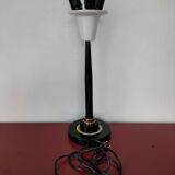 Lumi industrial metal lamp base - three lights - 1970s - Italy