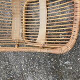 Large rattan chair back