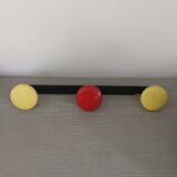 Coat rack with 3 iron balls