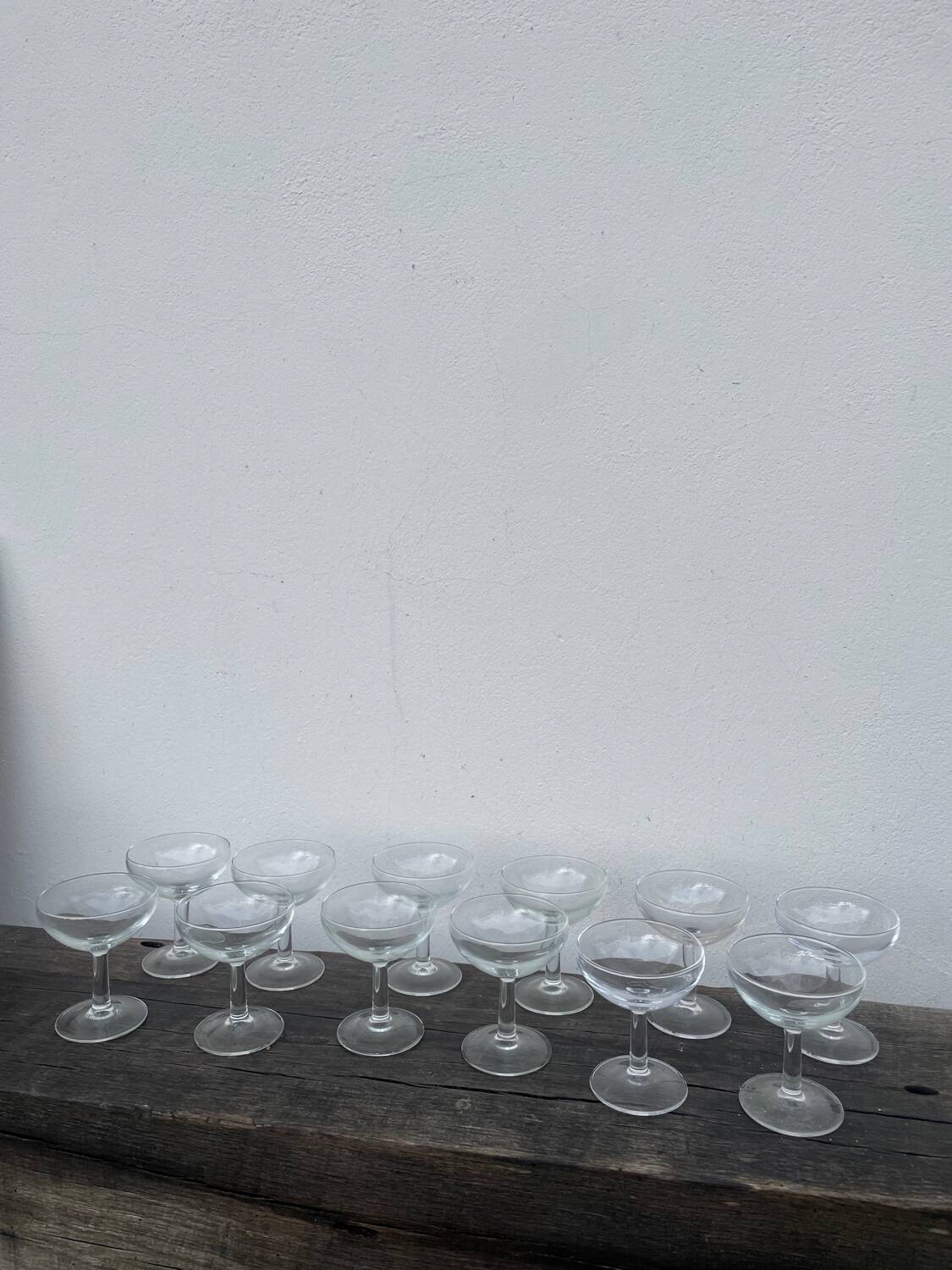 12 glass cups