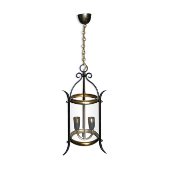 Lantern cage cylinder two fires medieval style - 1940s / 1950s
