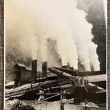 Photograph black and white silver print circa 1970 architecture