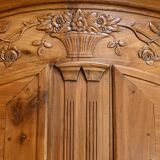 Nantaise Cherrywood Wardrobe, Louis XV Style – Part 1 of the 19th Century