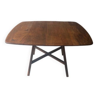 Ercol large drop leaf table - 1960’s ‘Old Colonial 377” with blue label