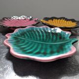 Old series 2 small dishes/Vallauris by Hélène Ugo 1954