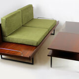 Glass top coffee table, 1970s